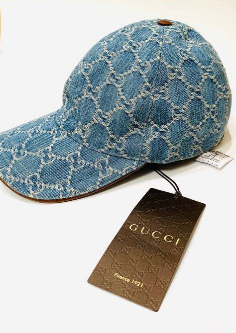 light blue gucci hat